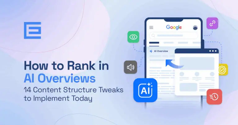 how to rank in AI overviews